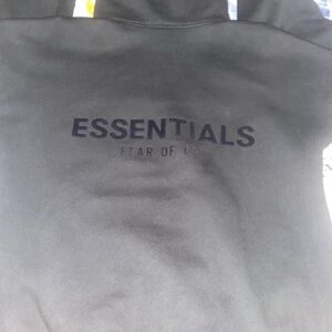 Fear of God Essentials Black Sweatshirt